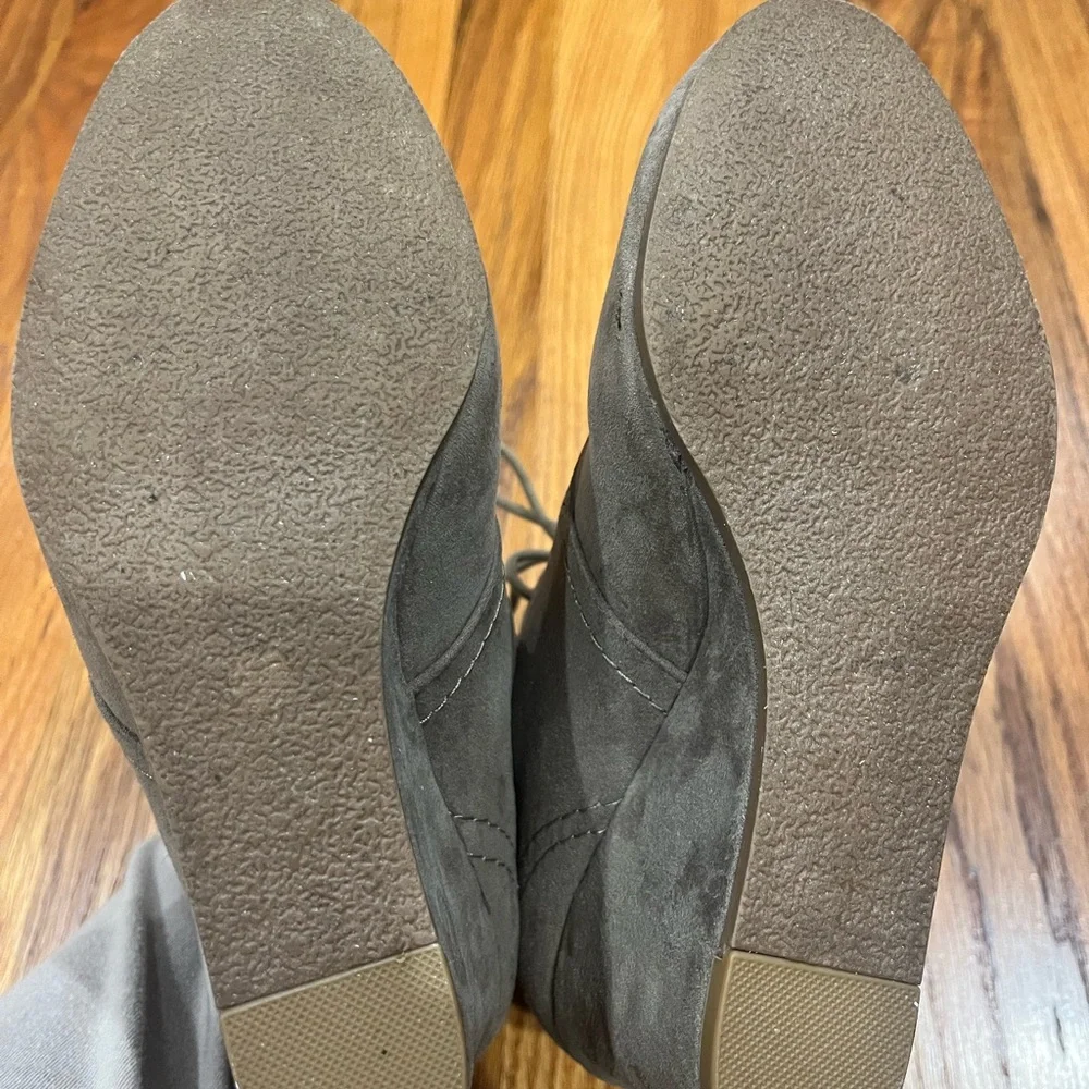 Women's Arizona Jeans Platfrom, Nude‎ shoes, Suede, Size 7